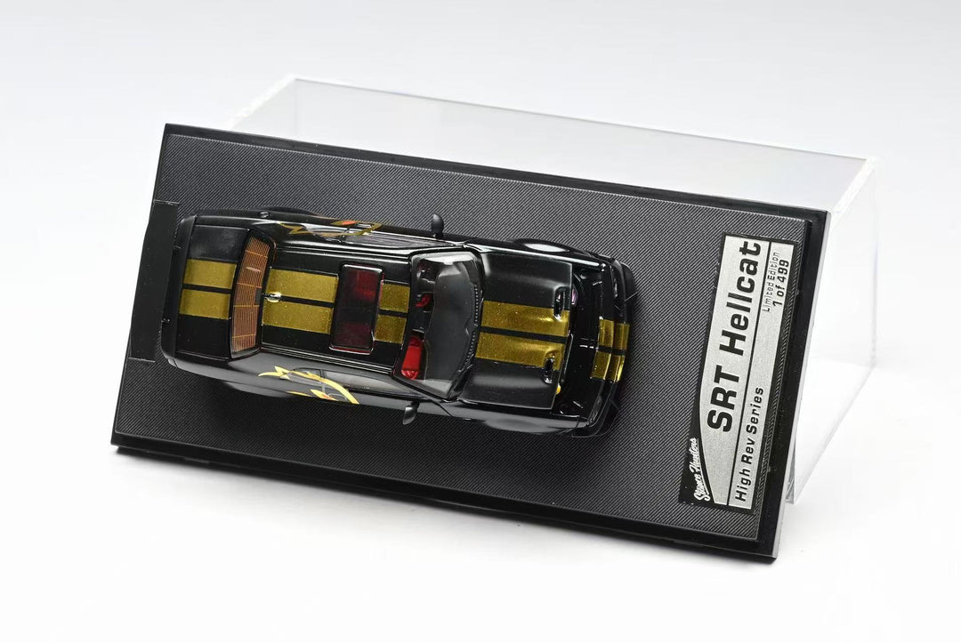 [Preorder] Stance Hunters 1:64 Challenger SRT Hellcat Matt Black Midnight Eclipse