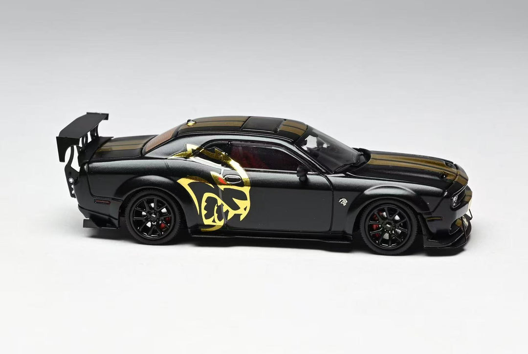 [Preorder] Stance Hunters 1:64 Challenger SRT Hellcat Matt Black Midnight Eclipse