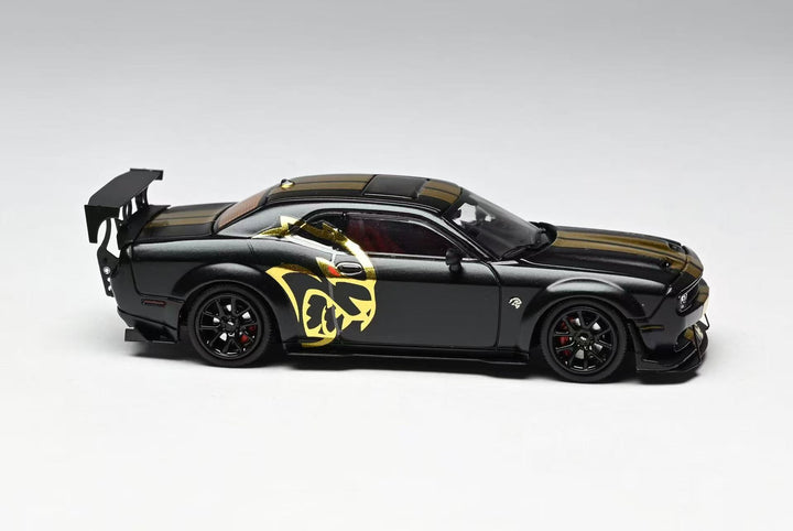 [Preorder] Stance Hunters 1:64 Challenger SRT Hellcat Matt Black Midnight Eclipse