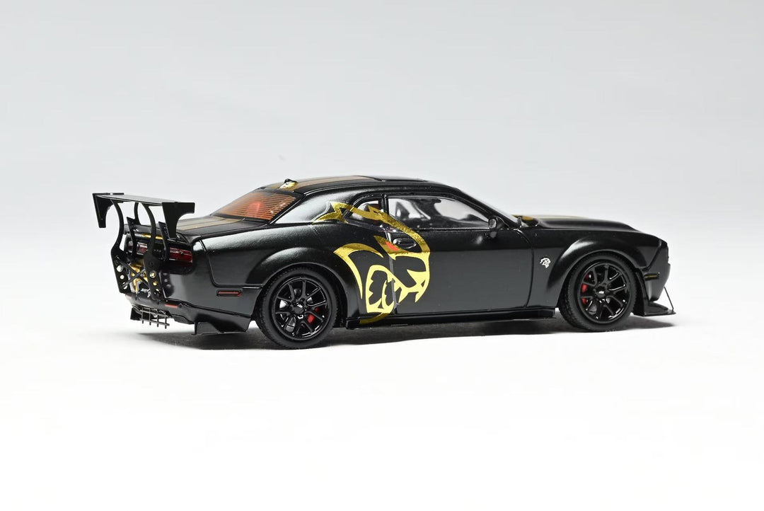 [Preorder] Stance Hunters 1:64 Challenger SRT Hellcat Matt Black Midnight Eclipse