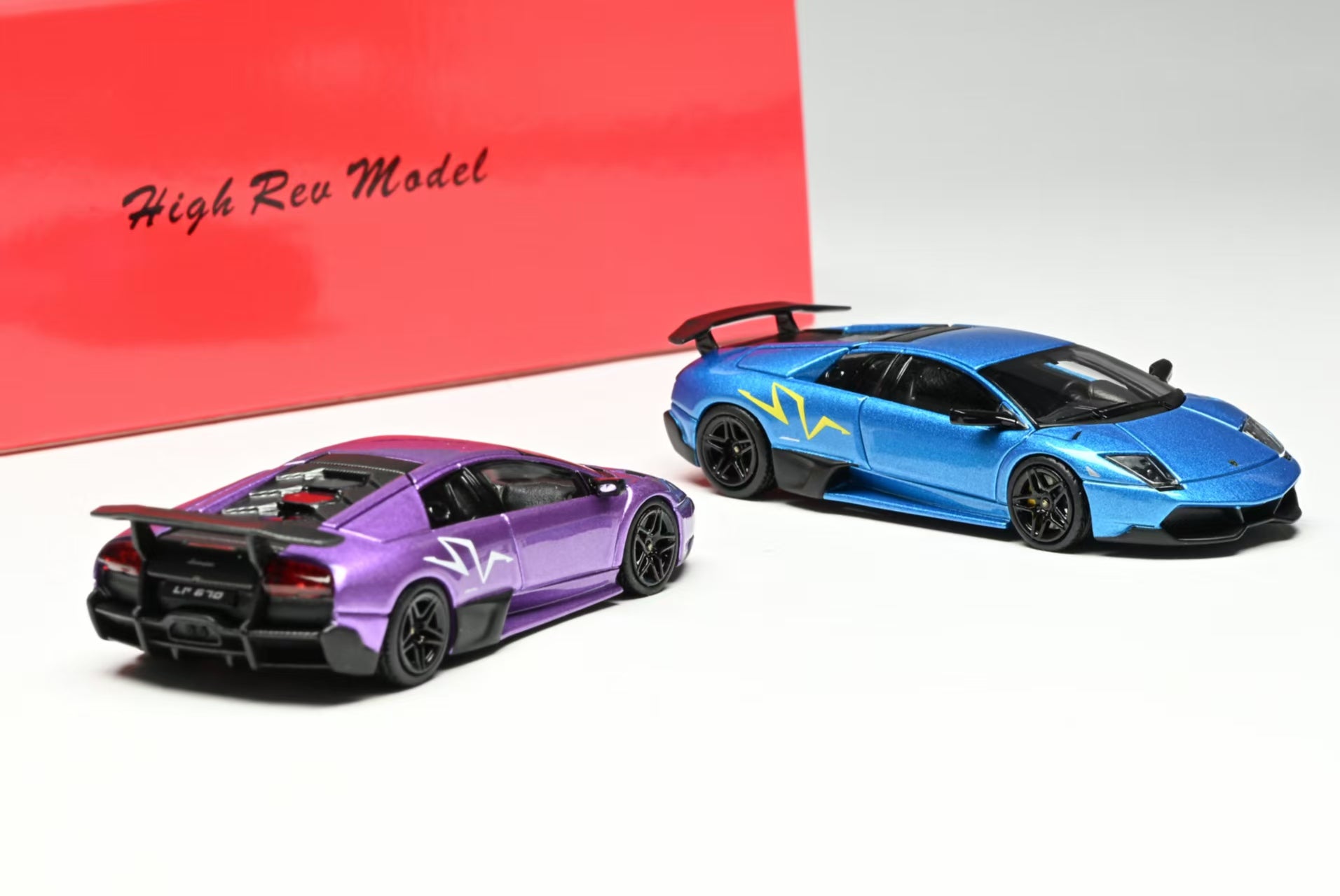 High Rev Model HRM 1:64 Lamborghini Murcielago LP670-4 SV Purple
