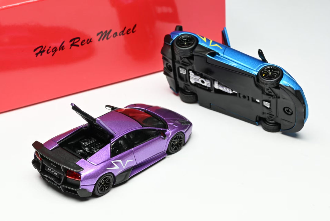 [Preorder] High Rev Model HRM 1:64 Lamborghini Murcielago LP670-4 SV Purple/ Blue (2 Colours)