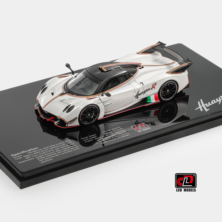 [Preorder] LCD 1:43 Pagani Huayra R Matte White LCD43017-PW