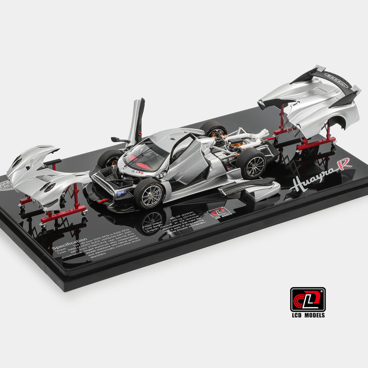 [Preorder] LCD 1:43 Pagani Huayra R Silver LCD43017-SL