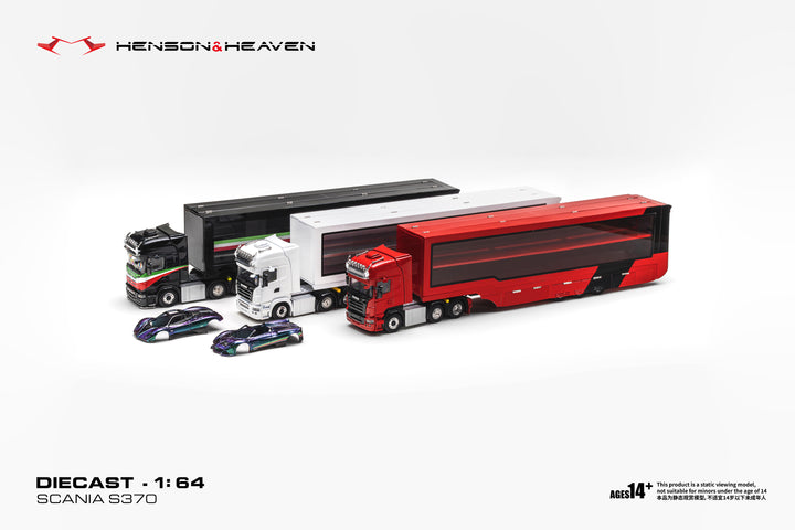 [Preorder] HH Model 1:64 Gull-Wing Trailer Set (4 Colours)