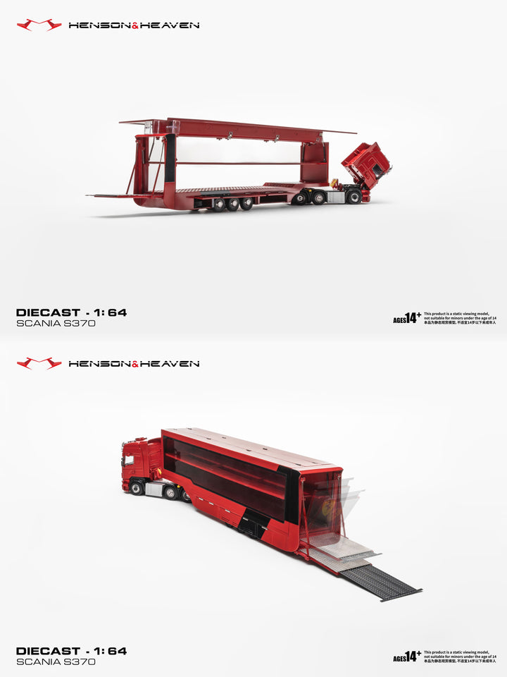 [Preorder] HH Model 1:64 Gull-Wing Trailer Set (4 Colours)