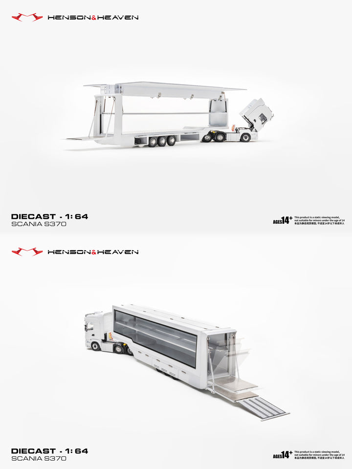 [Preorder] HH Model 1:64 Gull-Wing Trailer Set (4 Colours)