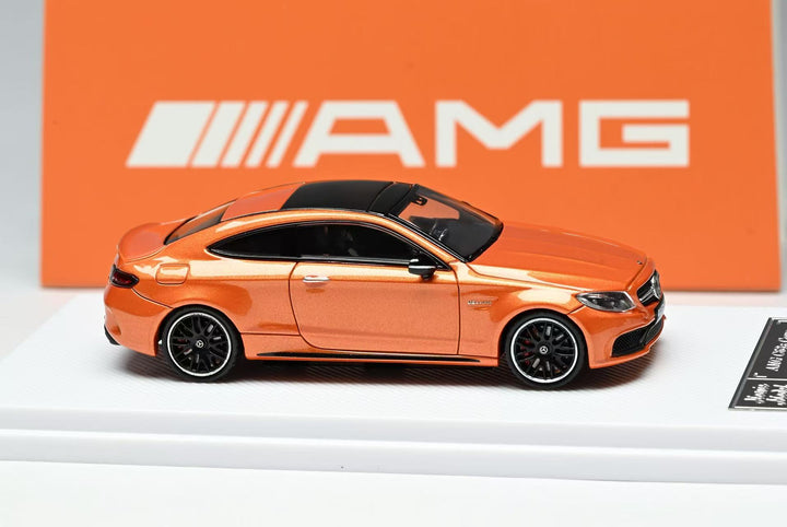 [preorder] Howie Model 1:64 Mercedes-Benz C63s AMG W205 SUNSET ORANGE