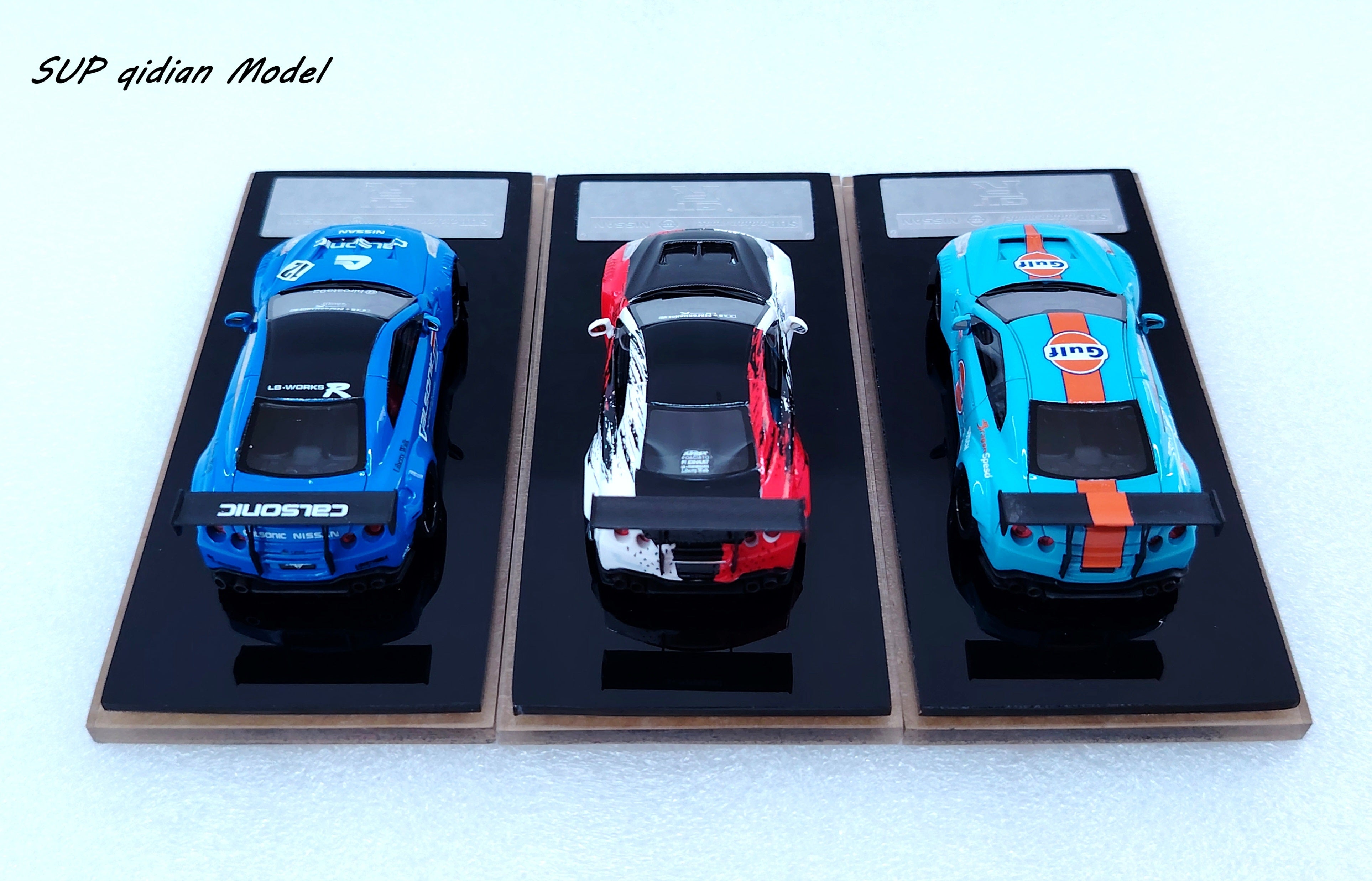 SUP qidian Model 1:64 GT-R R35 LB Modified version (3 Colours