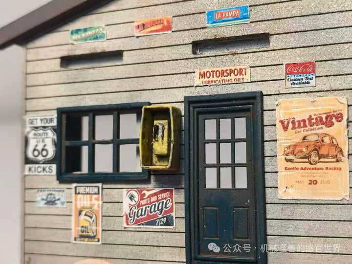 [Preorder] Liberty64 1:64 Miniature Gas Station Scene
