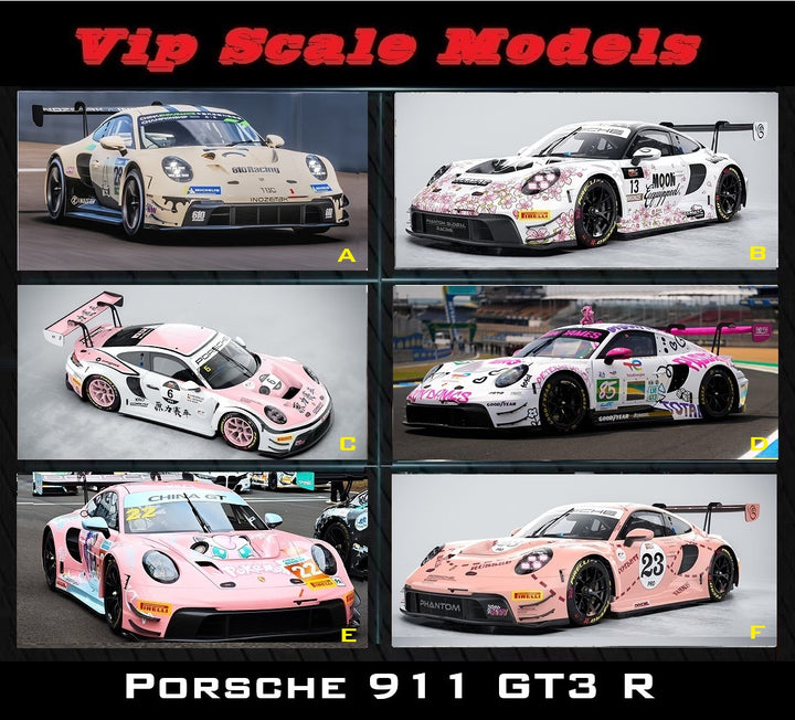 [Preorder] Vip Scale Models 1:18 Porsche 911 GT3 R (6 Colours)