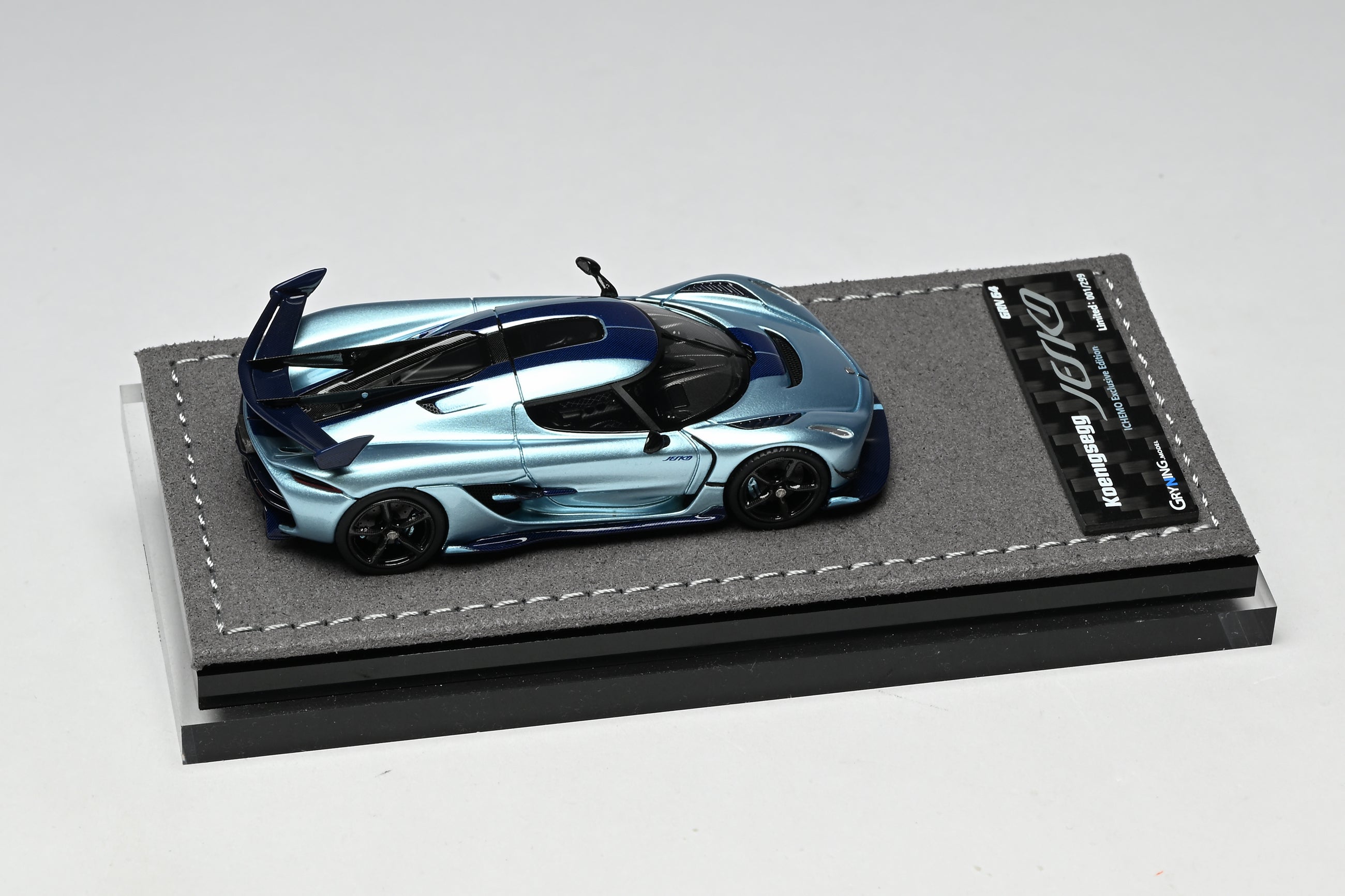 Preorder] GRYNING Model 1:64 Koenigsegg Jesko Ice Blue – Horizon