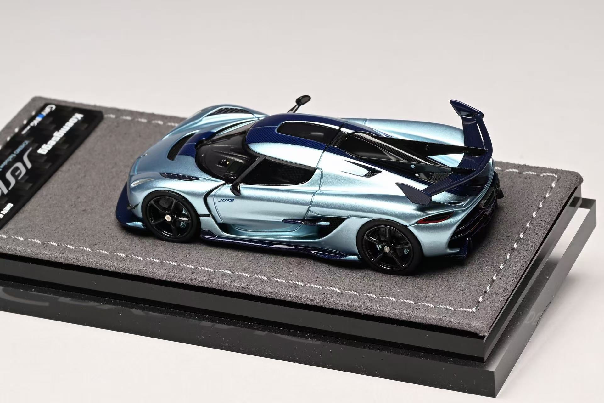 GRYNING Model 1:64 Koenigsegg Jesko Ice Blue – Horizon Diecast