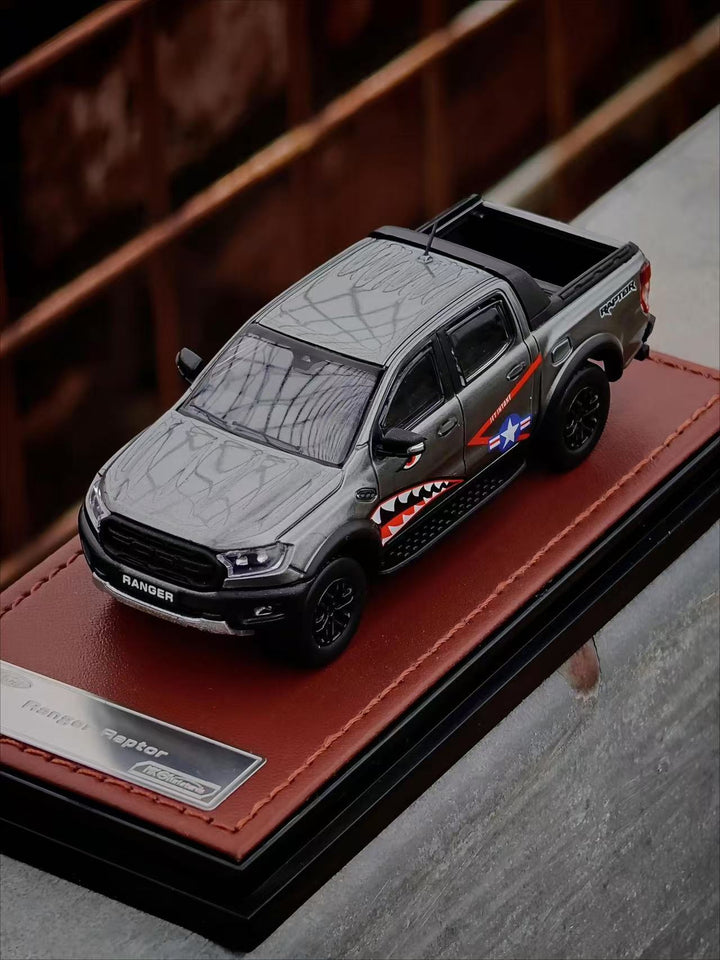 [Preorder] MK Miniatures 1:64 Ford Ranger Raptor Metallic Grey-Shark Livery