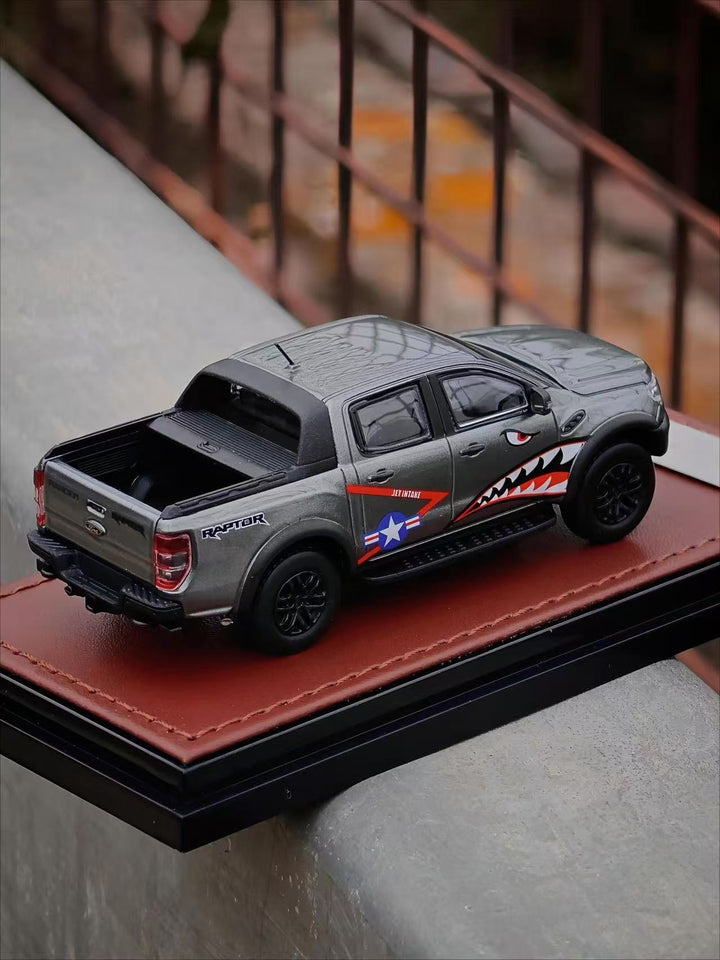 [Preorder] MK Miniatures 1:64 Ford Ranger Raptor Metallic Grey-Shark Livery