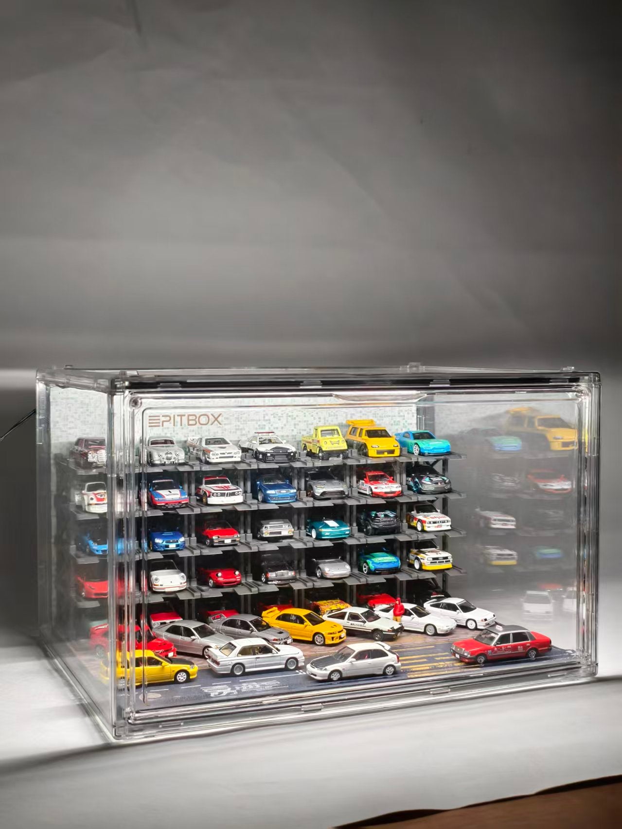Preorder] PITBOX 1:64 Scene display box Full Box (4 Display
