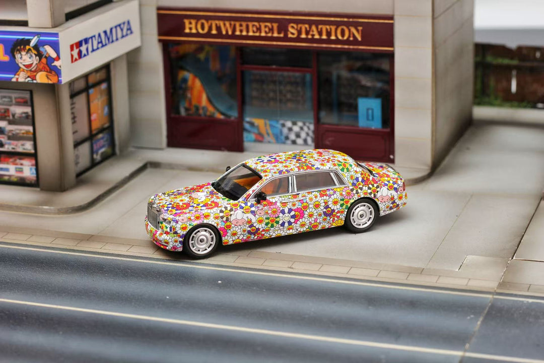 [Preorder] Street Weapon 1:64 Rolls-Royce Phantom VII Purple/ Sunflower (2 Colours)