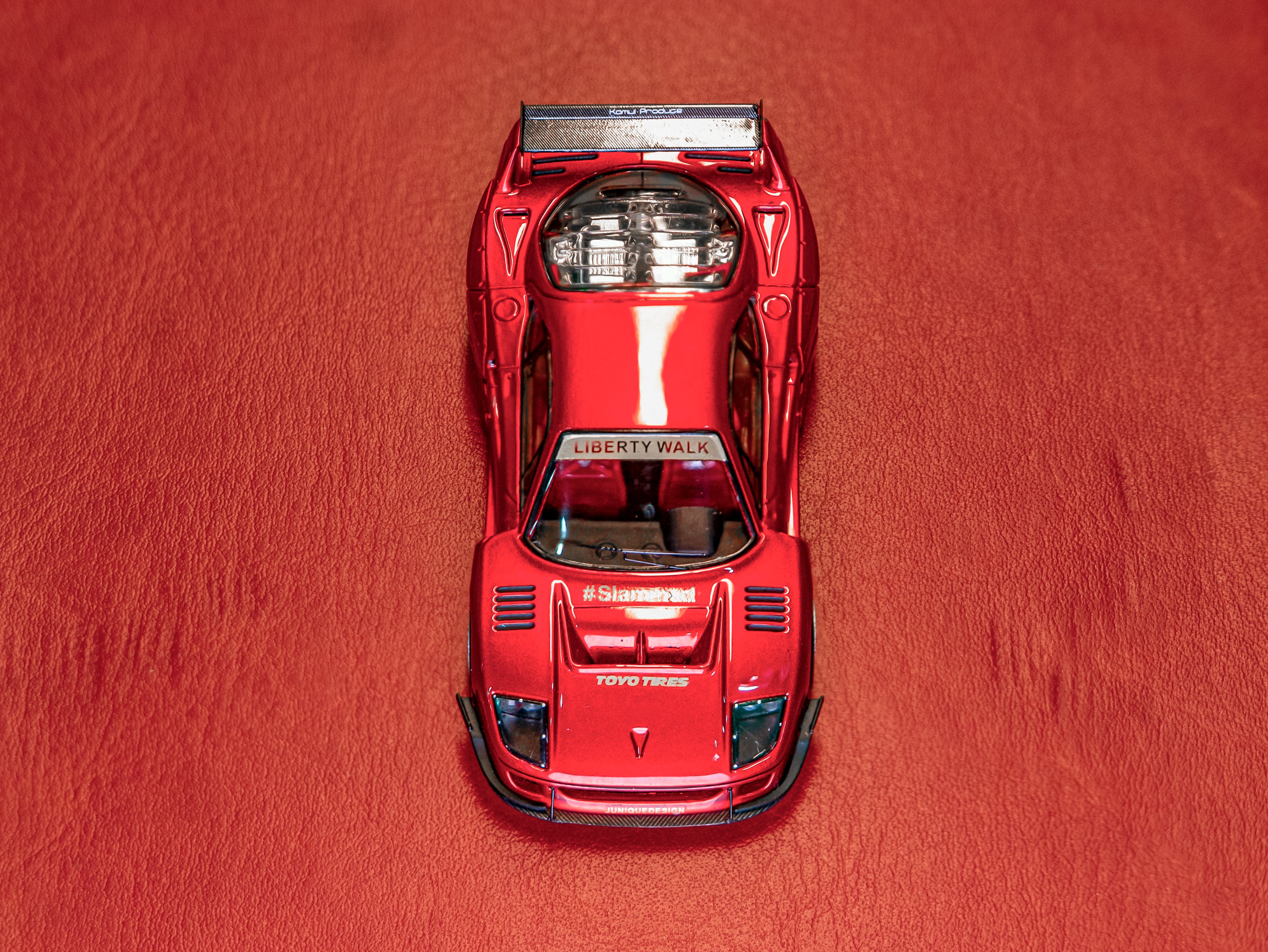 Preorder] DM Model 1:64 LB F40 Metallic Red – Horizon Diecast