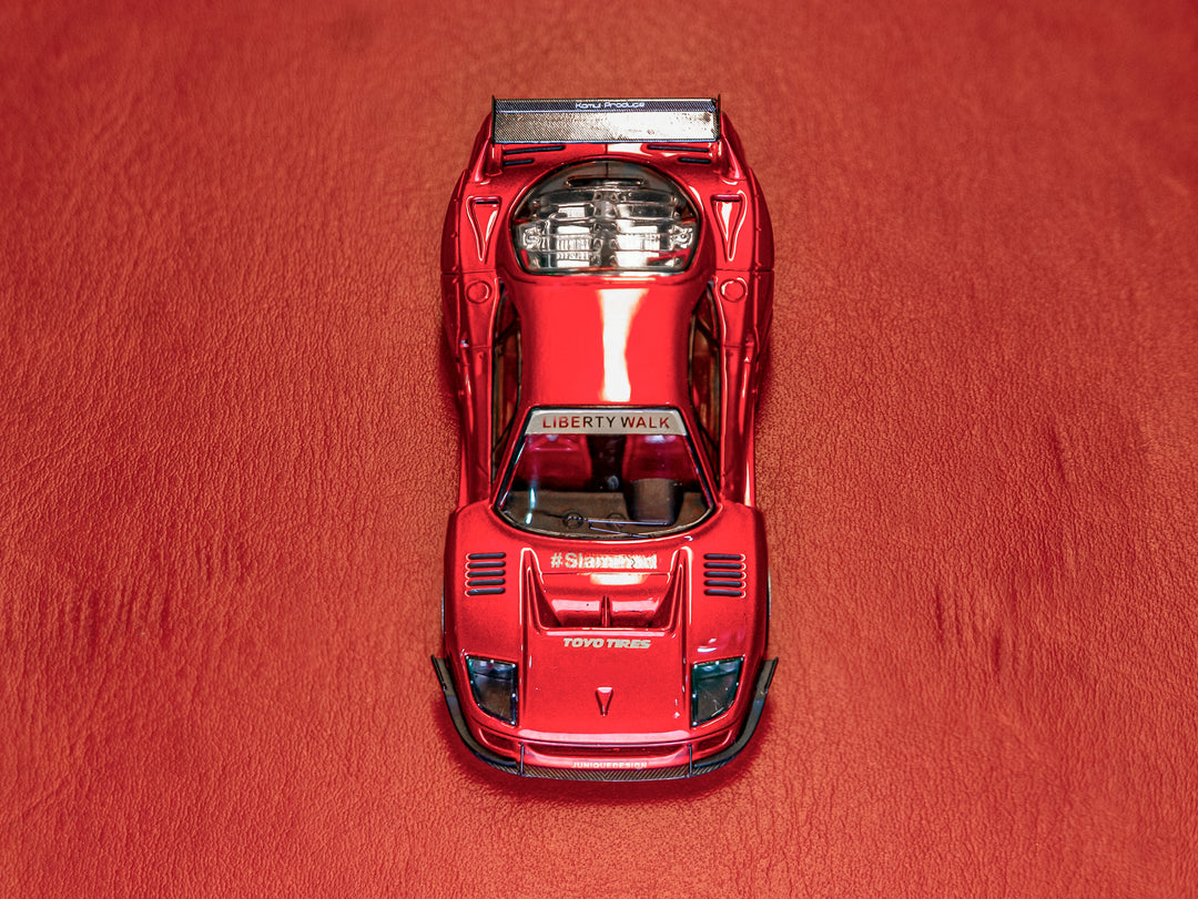 DMH 1/64 FERRARI Laferrari Aperta Rosso Corsa résine rouge modèles DMH 1/64 FERRARI Laferrari Aperta Rosso Corsa résine rouge modèles
