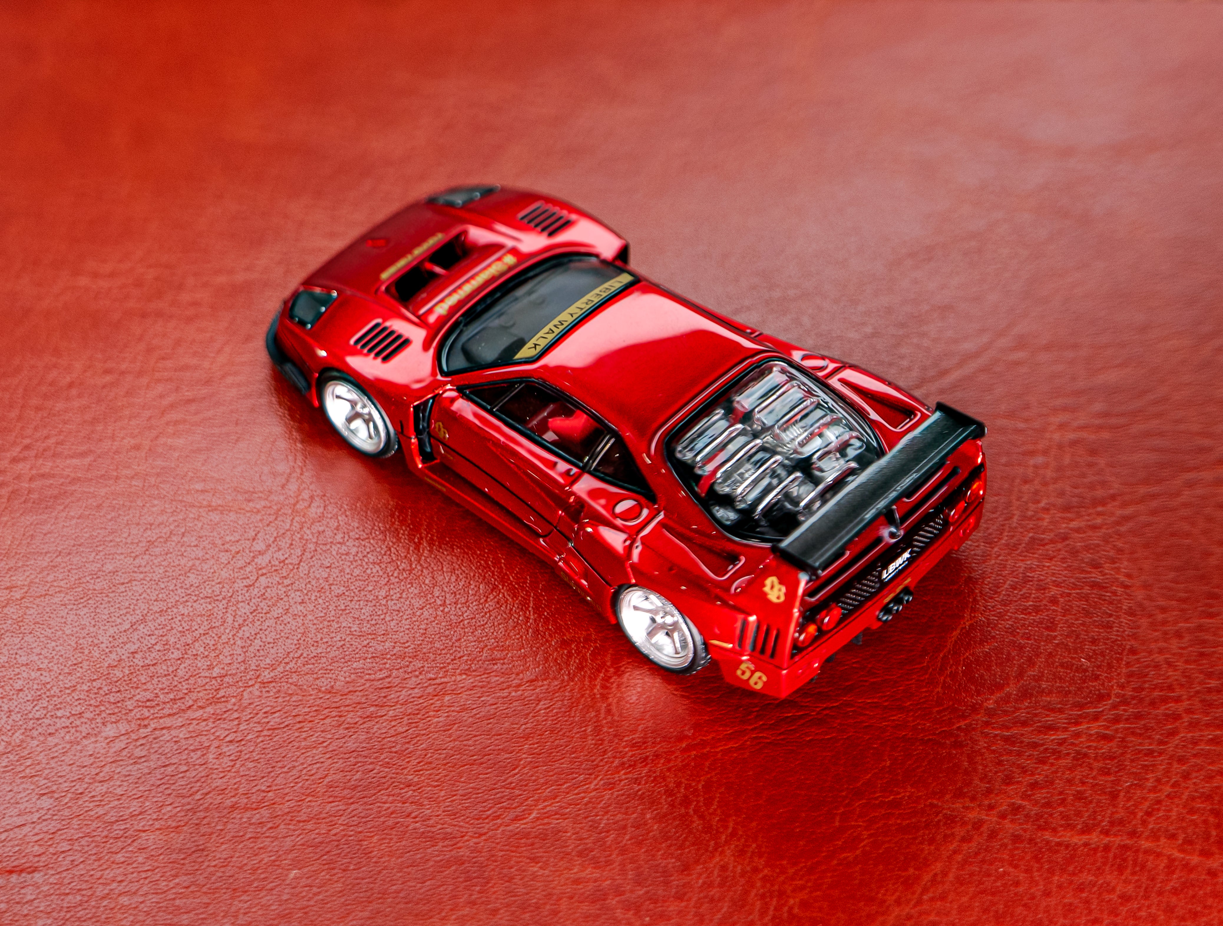 ミニカー Findclassically 1/64 LBWK F40 Findclassically 1:64 LB F40 Metallic Red – Horizon Diecast