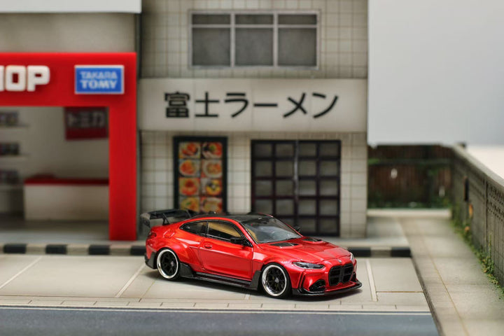 [Preorder] Street Weapon 1:64 BMW G82 M4 Wide-body - Metallic Red