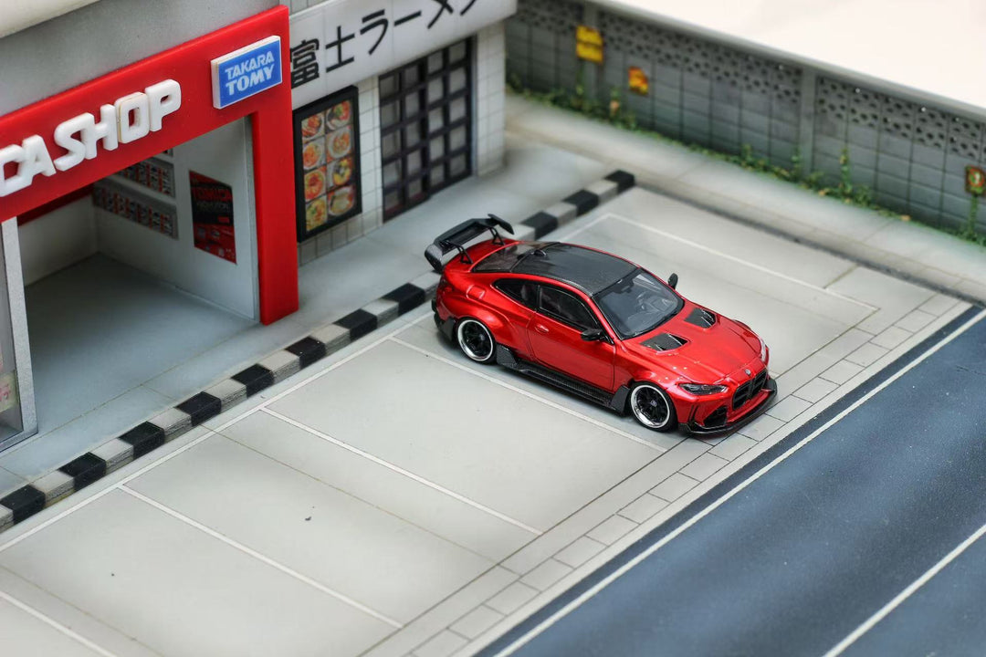 [Preorder] Street Weapon 1:64 BMW G82 M4 Wide-body - Metallic Red