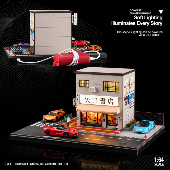 [Preorder] SHOU CANG JIA 1:64 JAPANESE BOOKSTORE SCENE SCJ82040-A