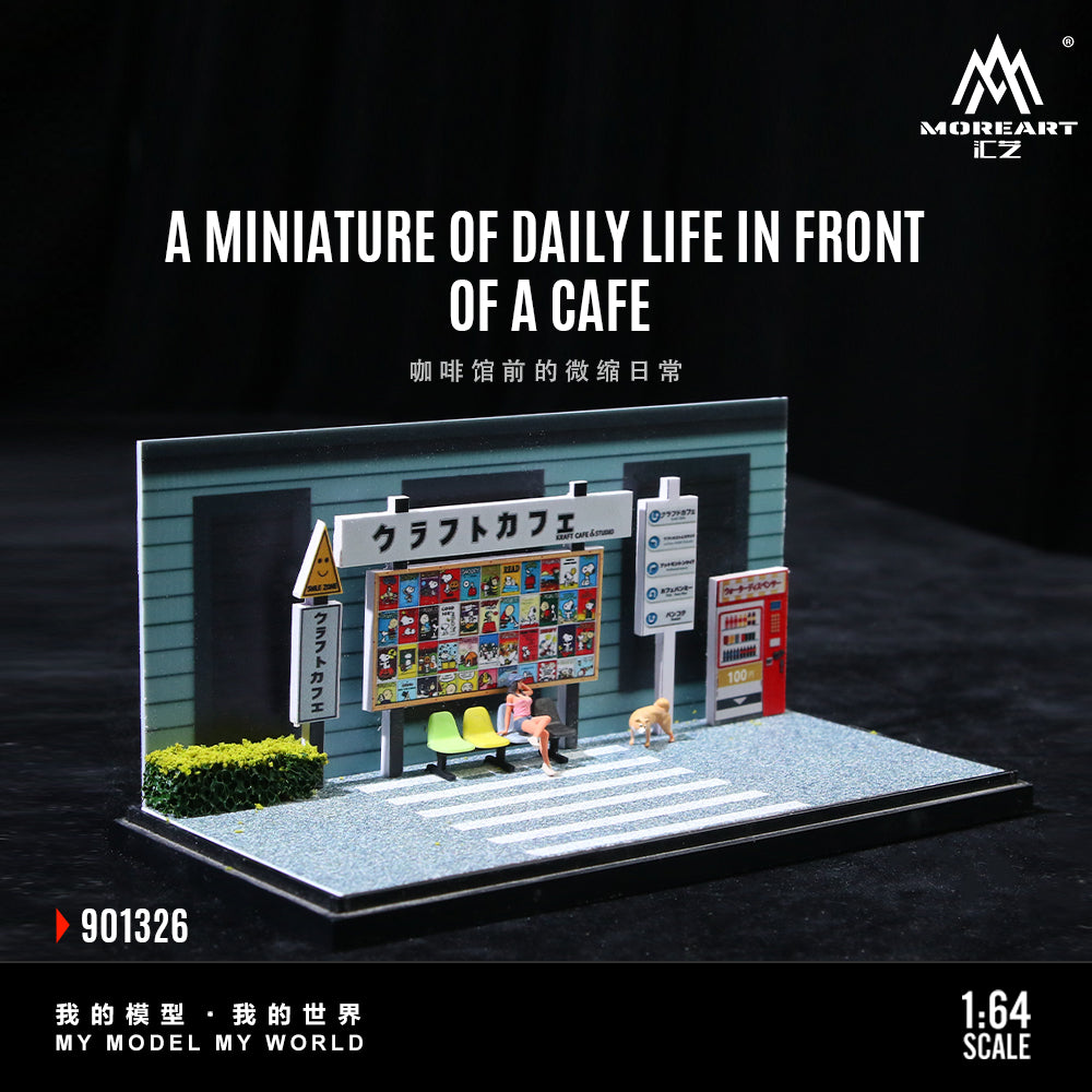 [Preorder] MoreArt 1:64 Daily Life in Front of a Cafe MO901326