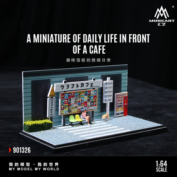 [Preorder] MoreArt 1:64 Daily Life in Front of a Cafe MO901326
