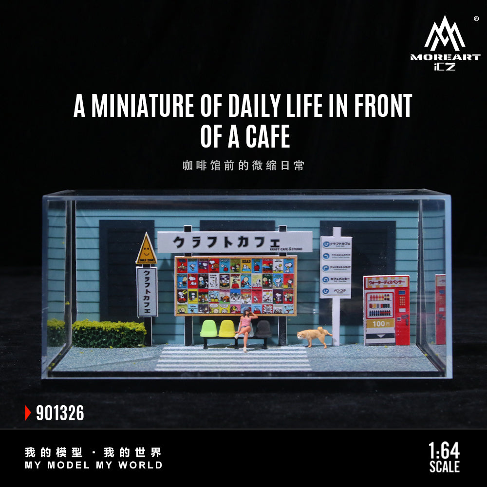 [Preorder] MoreArt 1:64 Daily Life in Front of a Cafe MO901326