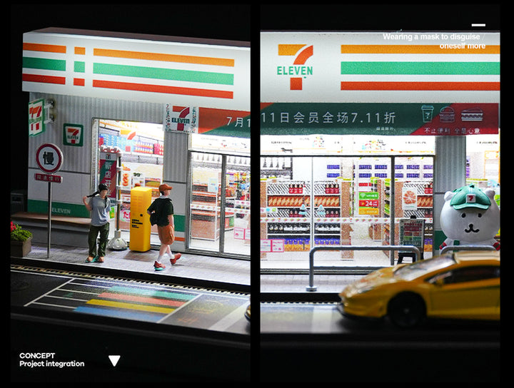 [Preorder] SHOU CANG JIA 1:64 7-Eleven SCJ82048-A