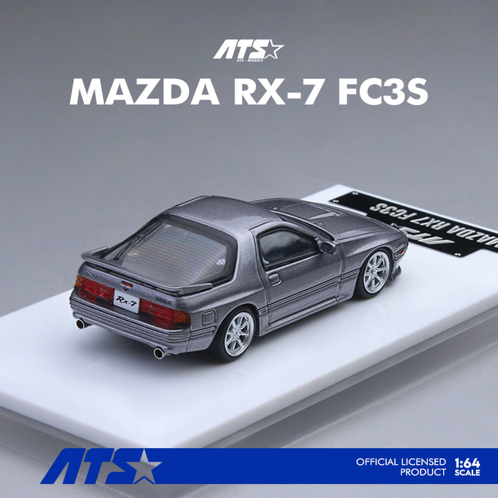 [Preorder] ATS Model 1:64 Mazda RX7 FC3S Silver Grey ATS880203