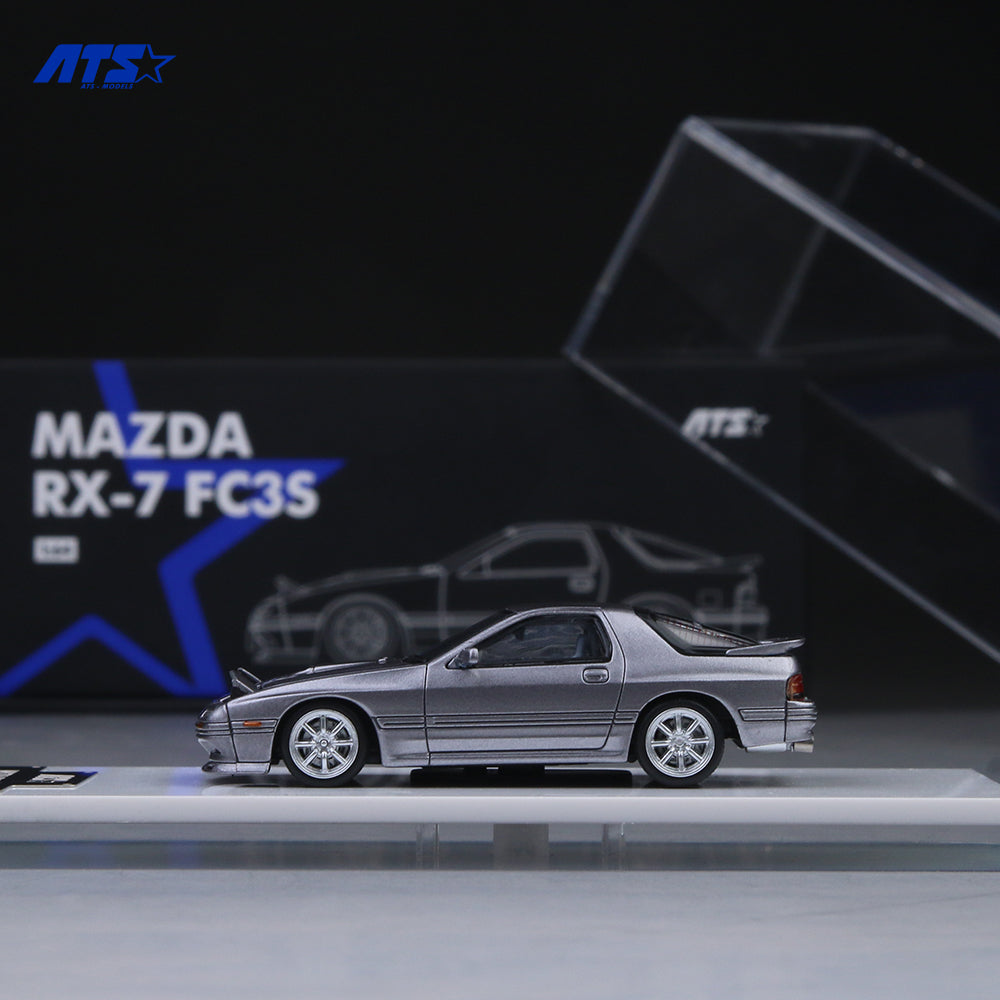 [Preorder] ATS Model 1:64 Mazda RX7 FC3S Silver Grey ATS880203