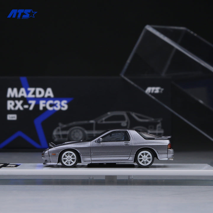 [Preorder] ATS Model 1:64 Mazda RX7 FC3S Silver Grey ATS880203