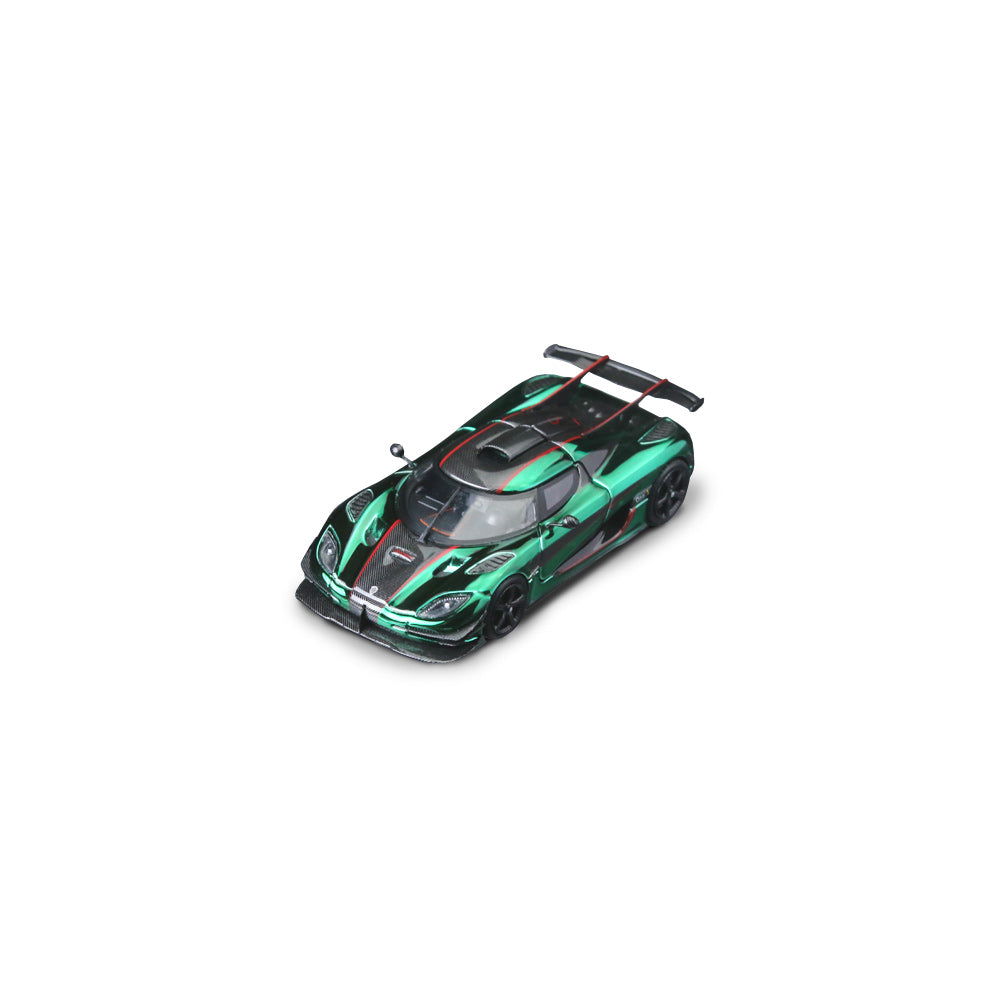 [Preorder] Time Top 1:64 Koenigsegg One:1 Chrome Blue/ Green (2 Colours)