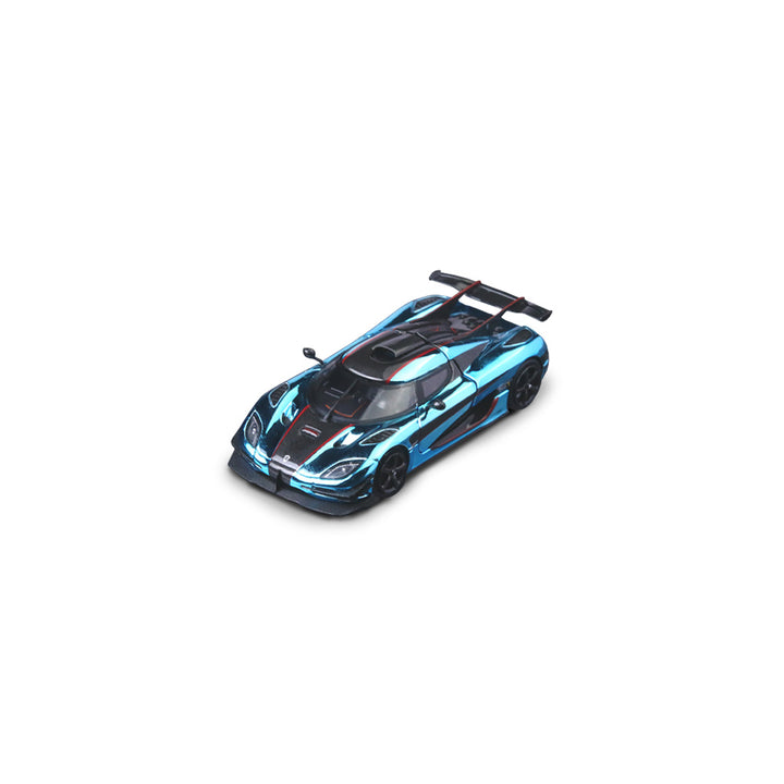 [Preorder] Time Top 1:64 Koenigsegg One:1 Chrome Blue/ Green (2 Colours)