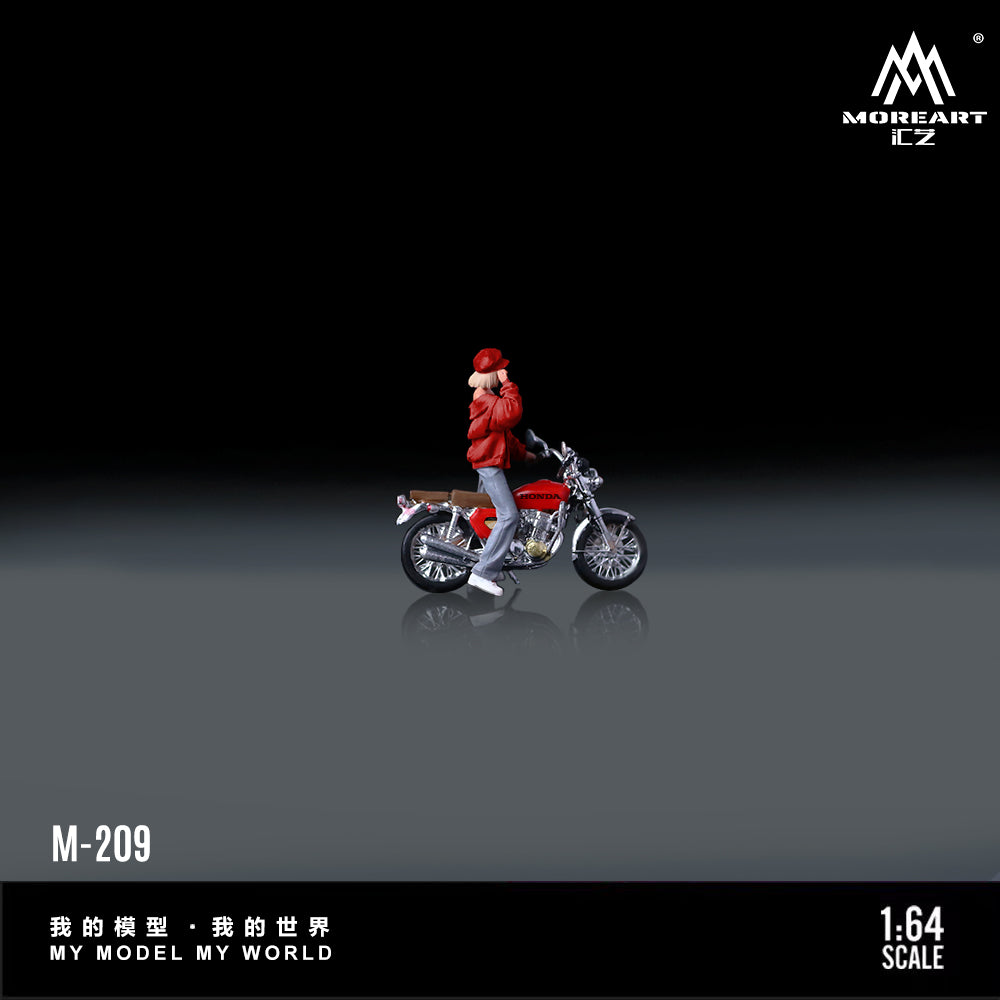 [Preorder] MoreArt 1:64 Honda CB750FOUR Motorcycle and Doll MO222209