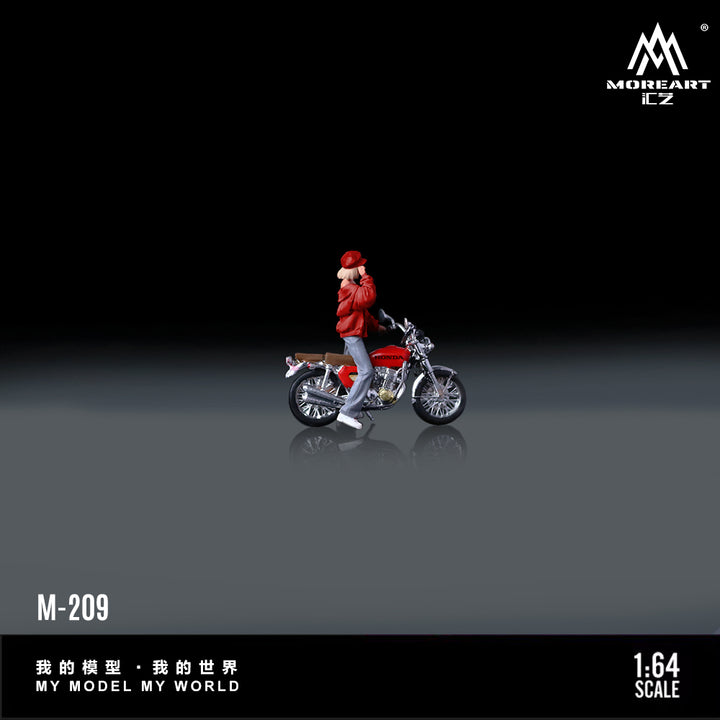 [Preorder] MoreArt 1:64 Honda CB750FOUR Motorcycle and Doll MO222209