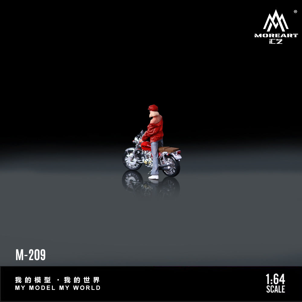 [Preorder] MoreArt 1:64 Honda CB750FOUR Motorcycle and Doll MO222209