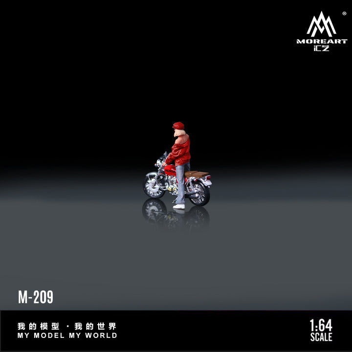[Preorder] MoreArt 1:64 Honda CB750FOUR Motorcycle and Doll MO222209
