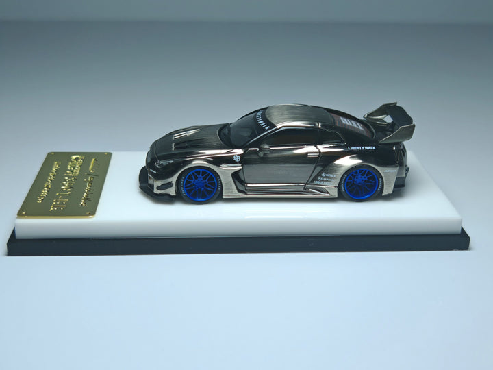 [Preorder] Model Collect 1:64 Nissan LB GTR R35GT-RR Chromed Black Brushed MC640005O