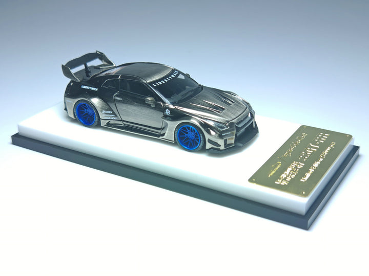 [Preorder] Model Collect 1:64 Nissan LB GTR R35GT-RR Chromed Black Brushed MC640005O