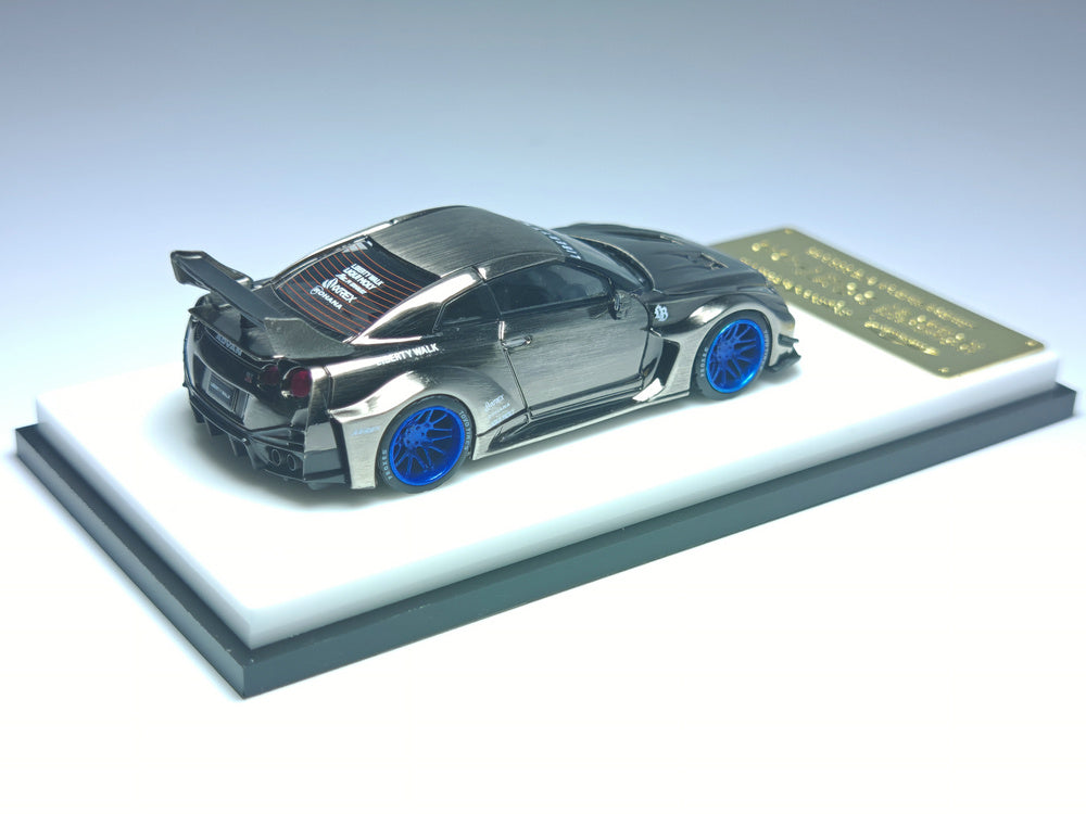 [Preorder] Model Collect 1:64 Nissan LB GTR R35GT-RR Chromed Black Brushed MC640005O