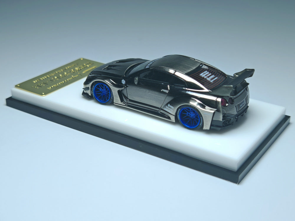 [Preorder] Model Collect 1:64 Nissan LB GTR R35GT-RR Chromed Black Brushed MC640005O