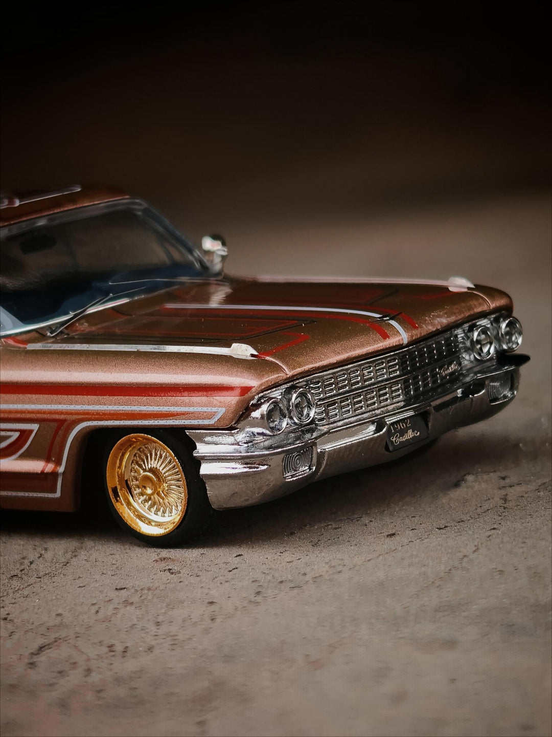 [Preorder] MK Miniatures 1:64 Cadillac Diwei US West Coast Metallic Red Copper