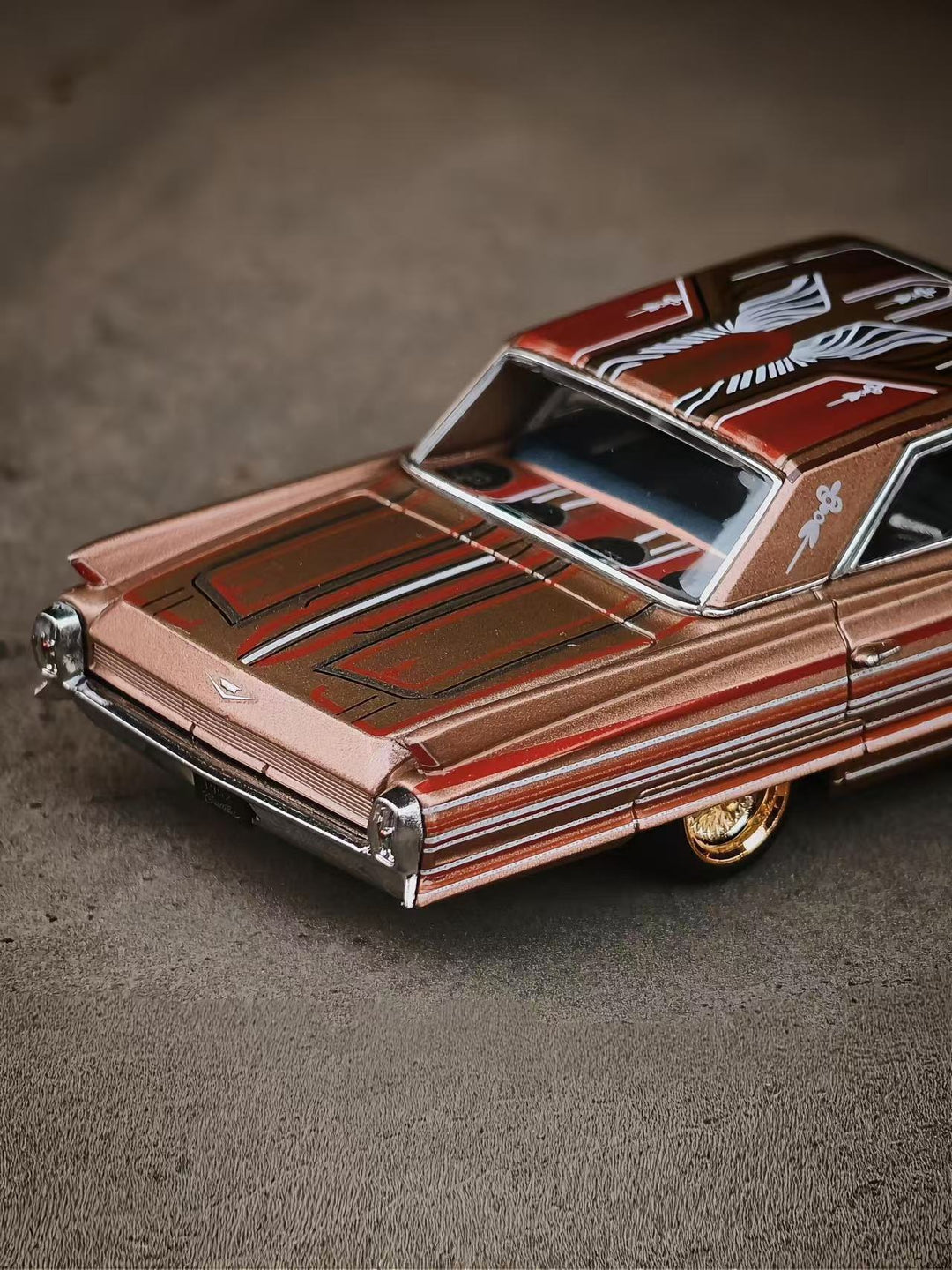 [Preorder] MK Miniatures 1:64 Cadillac Diwei US West Coast Metallic Red Copper