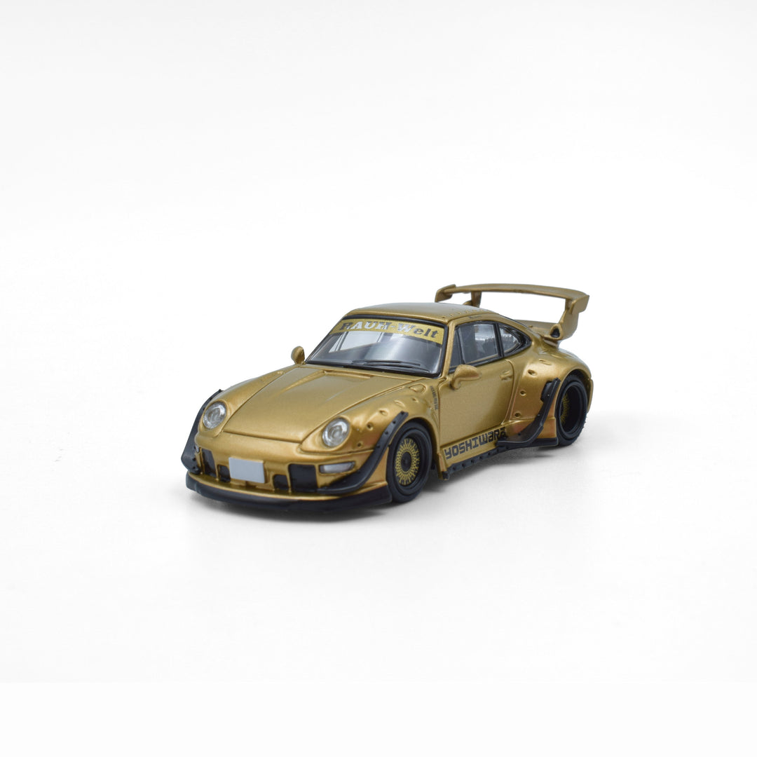 [Preorder] ModelModel 1:64 Porsche RWB 993 Gold MM64-RWB993-006