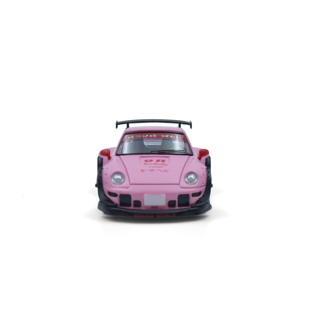 [Preorder] ModelModel 1:64 Porsche RWB 993 Hooters Matte Pink 98 MM64-RWB993-007