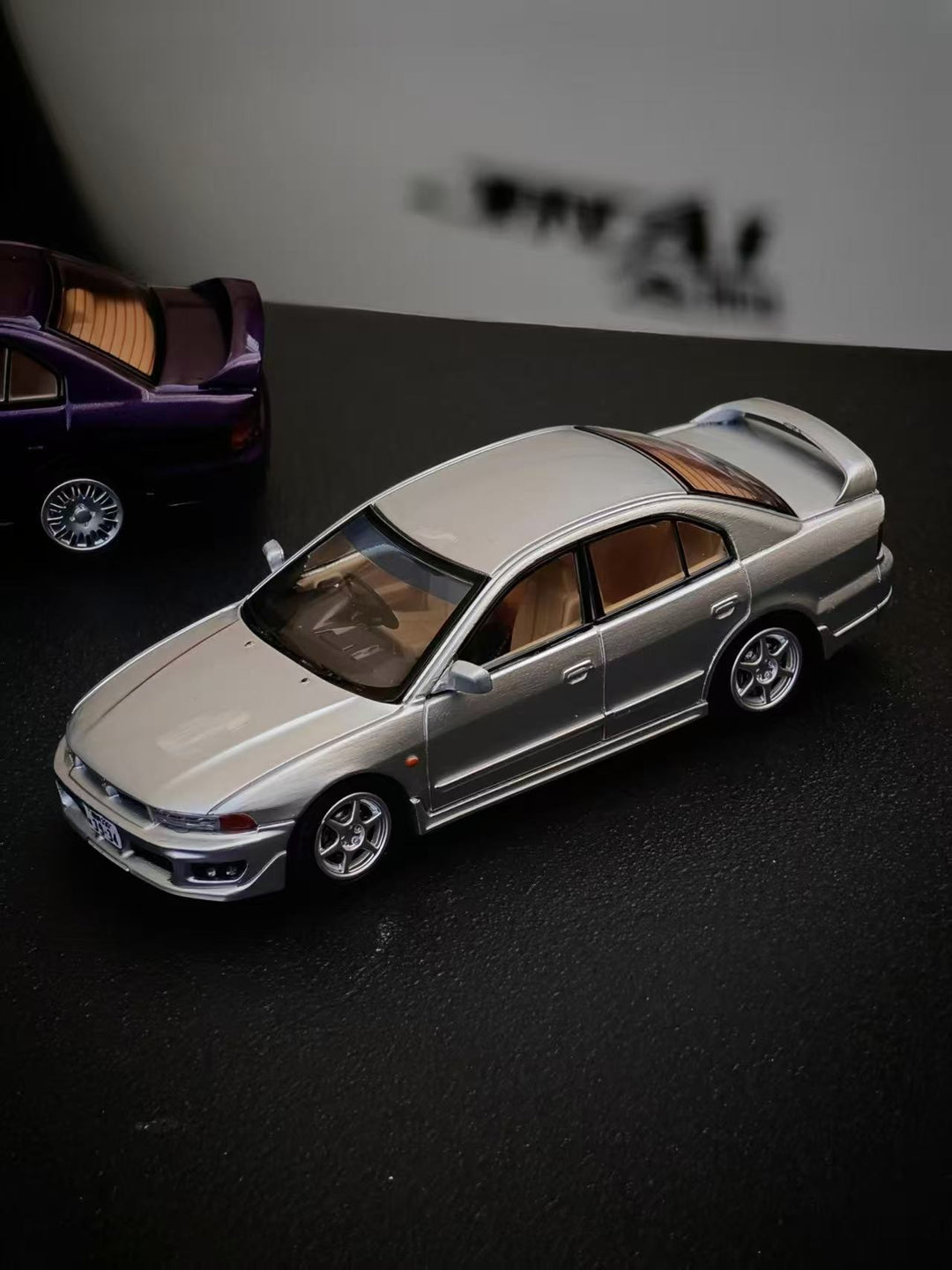 [Preorder] Bliss Mold 1:64 Mitsubishi 8th Generation Galant VR4 Purple/ Silver (2 Colours)