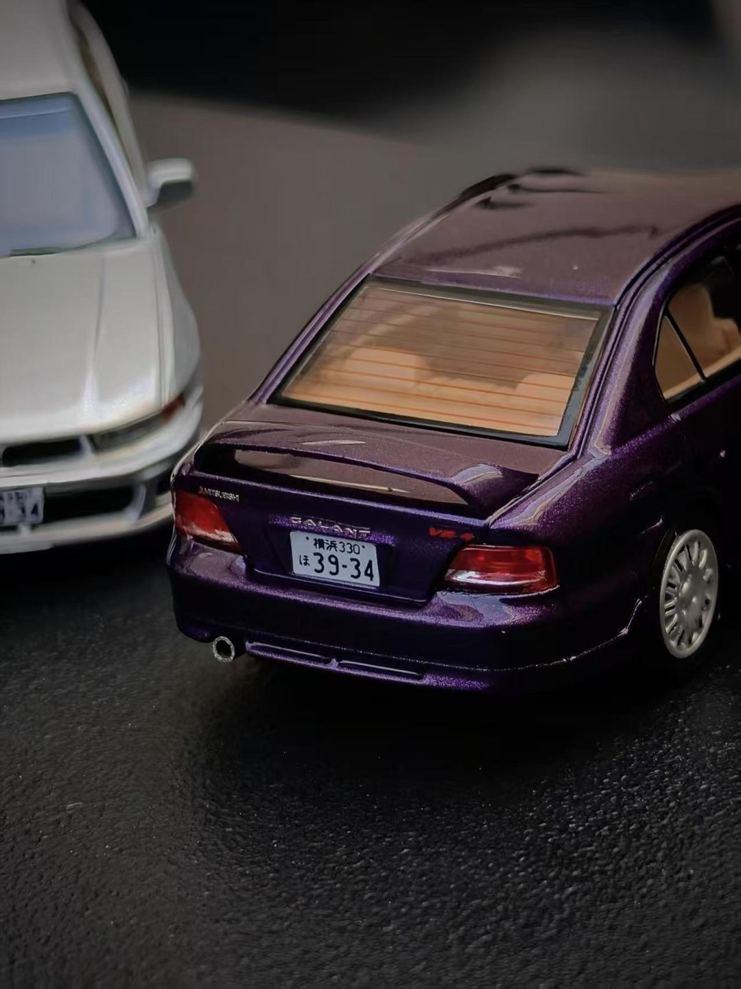 [Preorder] Bliss Mold 1:64 Mitsubishi 8th Generation Galant VR4 Purple/ Silver (2 Colours)
